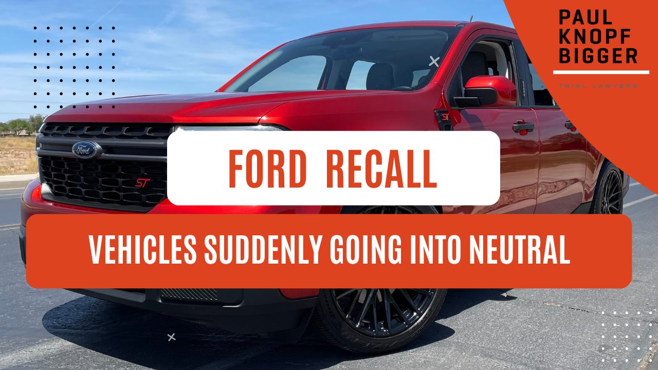 Ford Recall After Vehicles Suddenly Going Into Neutral
