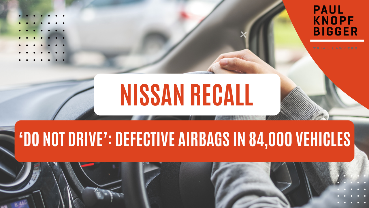 Nissan issued an urgent "do not drive" warning for nearly 84,000 vehicles with potentially deadly Takata airbags. This critical advisory affects Sentra models from 2002 to 2006, Pathfinder SUVs from 2002 to 2004, and Infiniti QX4 vehicles from 2002 or 2003. These vehicles are under the recalls numbered 20V-008 and 20V-747, both initiated in 2020.