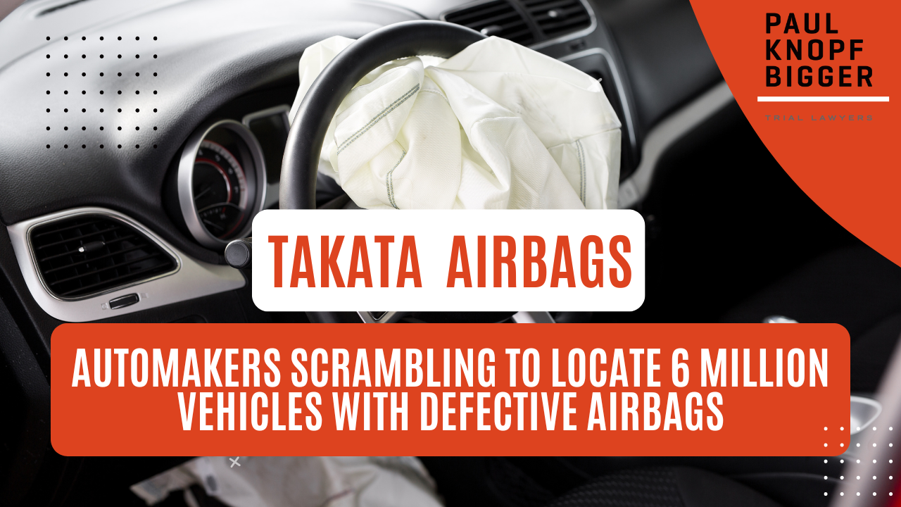 Automakers Scrambling to Locate 6 Million Vehicles with Takata Defective Airbags