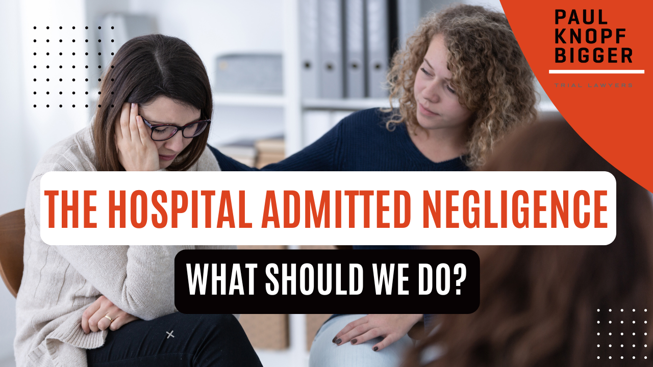 The Hospital Admitted Negligence and Wants to Negotiate Directly. What Should I Do?