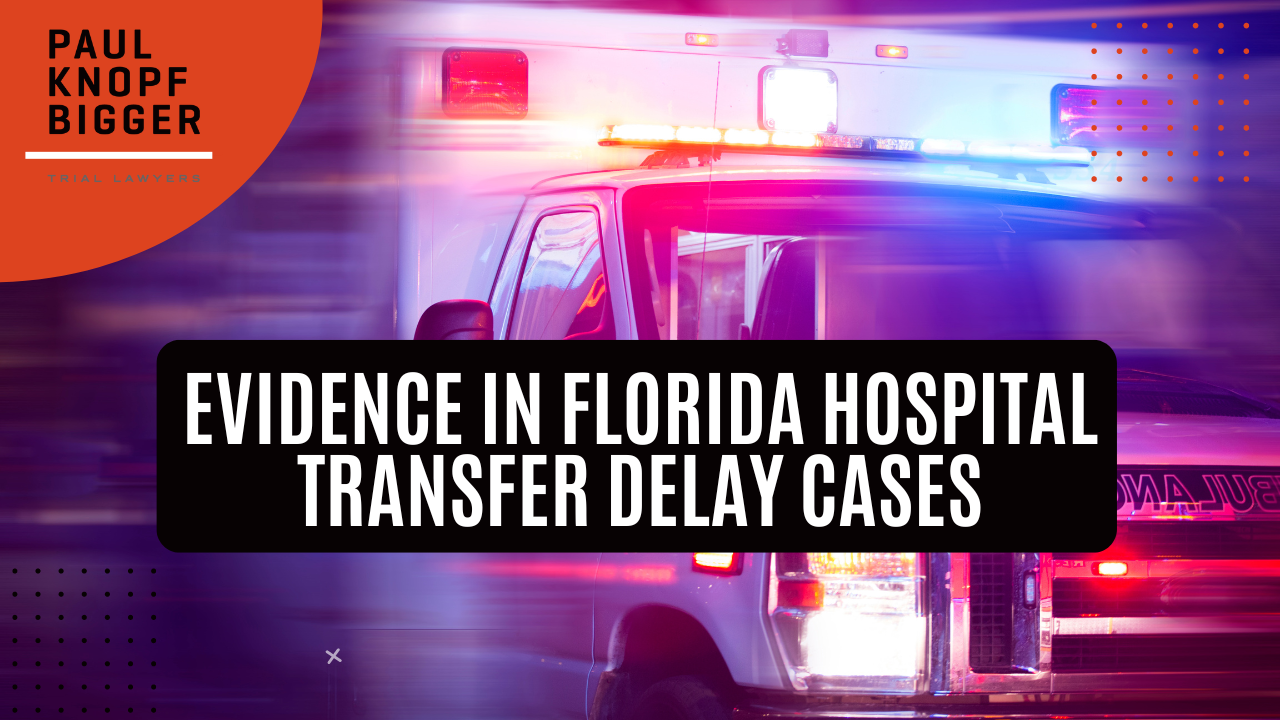 While hospitals frequently advertise that they’re ready for any emergency, in many instances, that’s just not true.  Many Florida hospitals lack the services needed to deal with certain emergencies, causing a transfer delay.