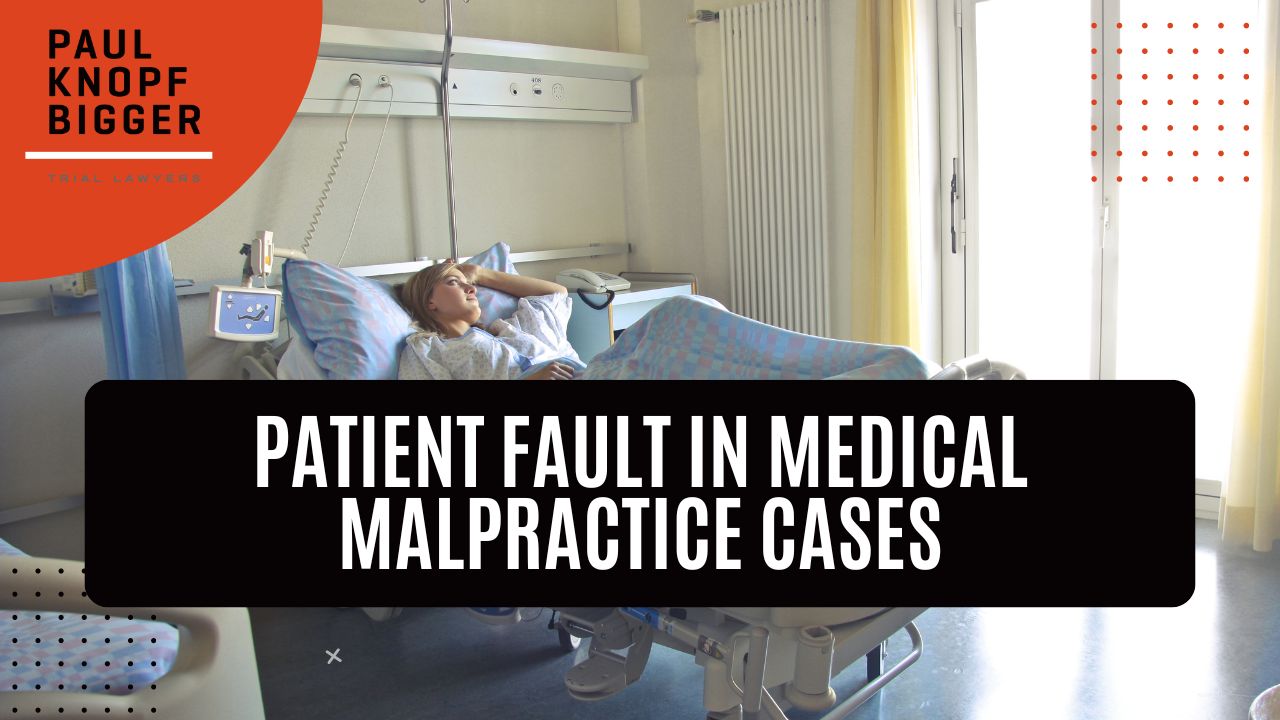 It is normal for injured patients, or even the families of patients who have died, to question their own actions and role in causing a bad outcome. This is otherwise known as patient fault in a medical malpractice case.