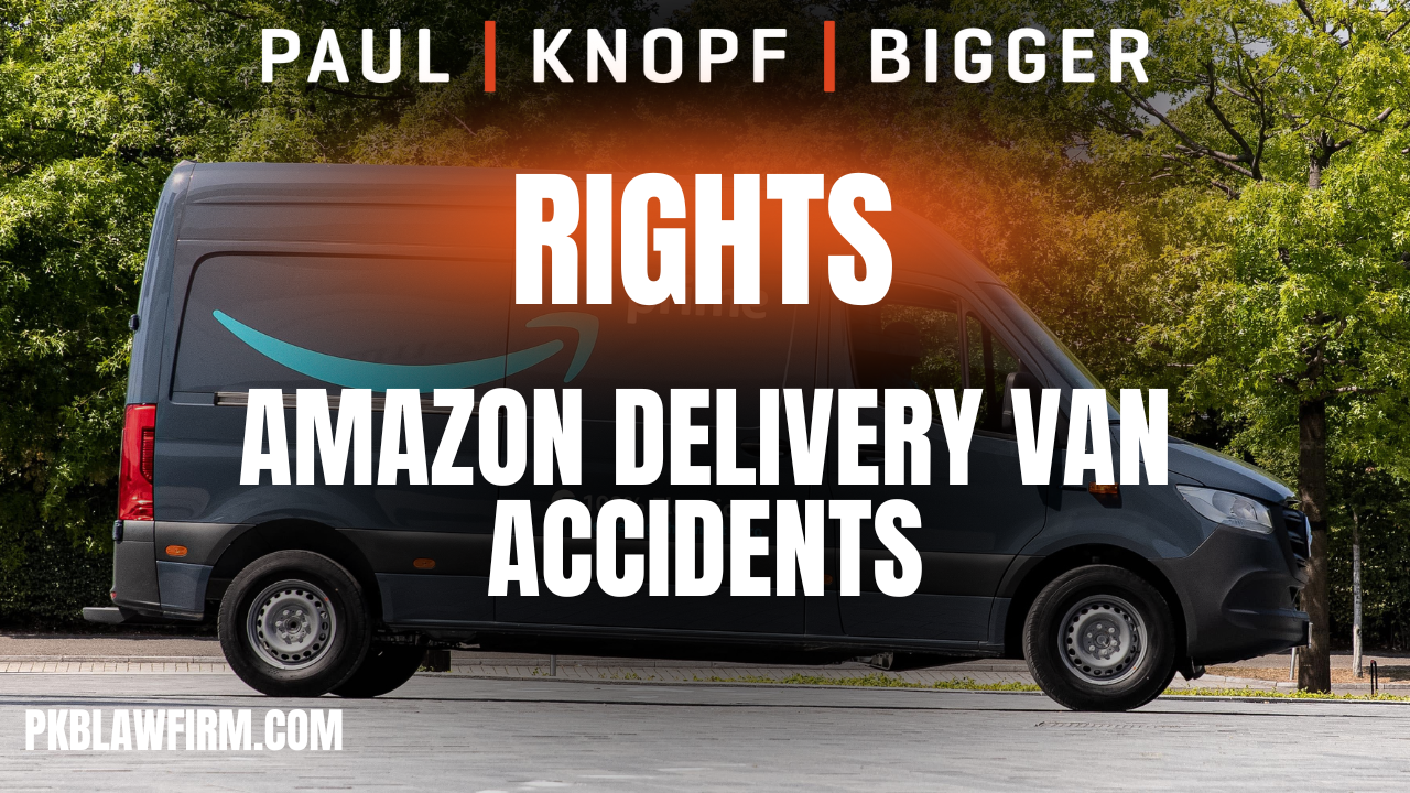 If you've been involved in a collision with an Amazon delivery van, seeking the assistance of an experienced Amazon delivery van accident attorney is crucial. The attorneys at Paul | Knopf | Bigger can guide you through Amazon van accidents, who may be liable, and how an attorney can help you secure the compensation you deserve.