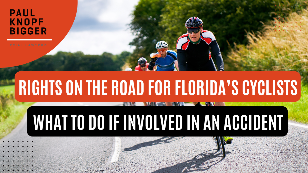 Bicycling in Florida offers recreational joy and a means of transportation for many residents. However, the sunny streets and scenic routes can quickly turn dangerous when accidents occur. You may be entitled to compensation if you’ve been involved in a bicycle accident due to someone else’s negligence. A Florida bicycle accident lawyer with Paul | Knopf | Bigger can guide you through the legal process, ensuring you receive the full compensation you deserve.