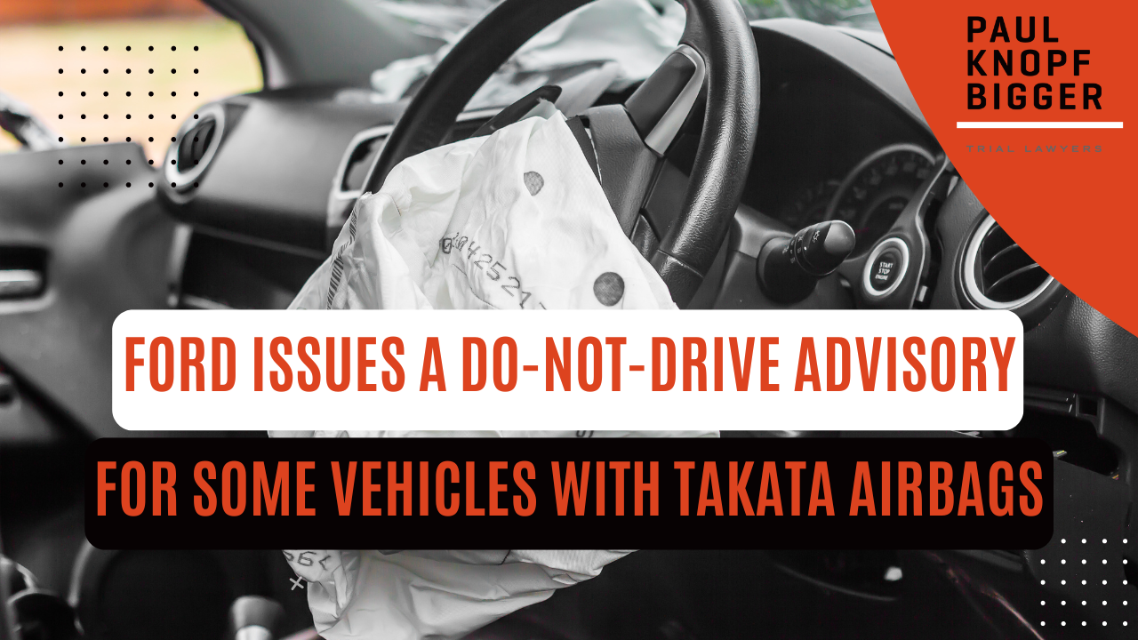 The Takata defective airbag recall is one of history's most significant automotive recalls, affecting millions of vehicles worldwide. Recently, Ford issued a do-not-drive advisory for certain vehicles equipped with a Takata defective airbag, highlighting the ongoing dangers of these defective devices.