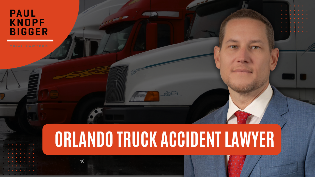 Orlando truck accident lawyer, Andrew Knopf, is dedicated to upholding the rights of truck accident victims. Getting the justice they deserve.