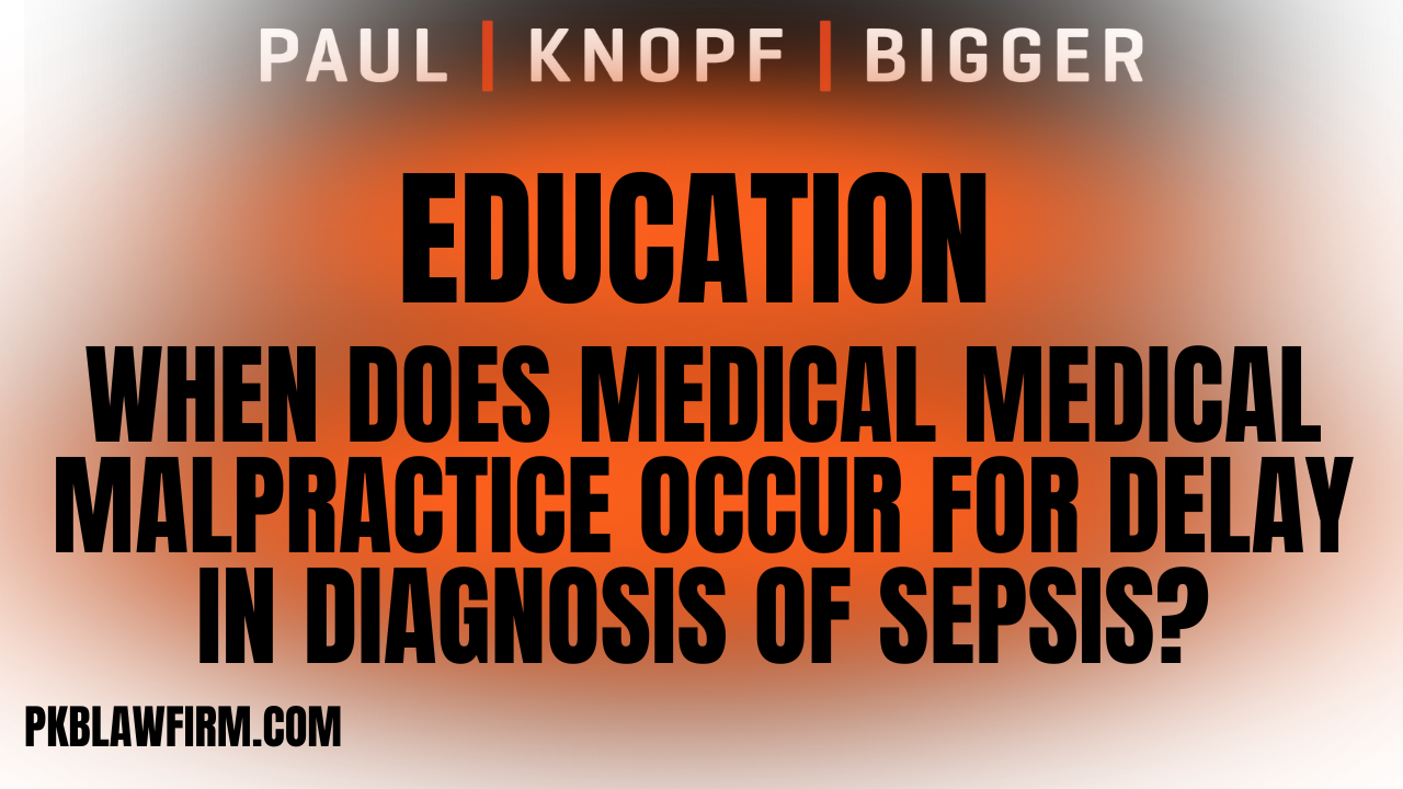 Sepsis is a life-threatening medical emergency that requires timely and accurate diagnosis. When healthcare providers fail to diagnose or delay the diagnosis of sepsis, the consequences can be catastrophic for patients and their families. If you or a loved one has suffered due to a delay in diagnosing sepsis, you may be entitled to seek compensation. An experienced Orlando delay in diagnosis of sepsis attorney at Paul | Knopf | Bigger can guide you through the legal process and help you recover the damages you deserve.