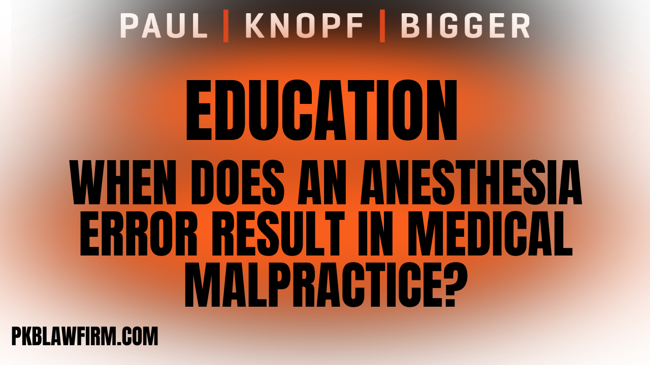 Anesthesia has revolutionized modern medicine, enabling painless surgeries and medical procedures that would otherwise be unbearable. However, when anesthesia is administered incorrectly, it can lead to life-altering consequences, and in some cases, even death. If you or a loved one has suffered due to an anesthesia error, you need an experienced Orlando anesthesia errors attorney from Paul | Knopf | Bigger to guide you through the legal process and ensure you receive the compensation you deserve.