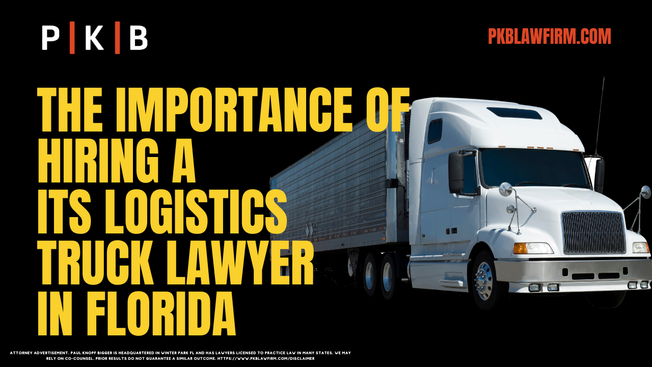 Being involved in an accident with an ITS Logistics truck in Florida can be life-altering, resulting in severe injuries or even fatalities. In such situations, it is crucial to have an experienced Florida ITS Logistics truck accident lawyer by your side to navigate the complex legal terrain and secure the compensation you deserve. At Paul | Knopf | Bigger, we specialize in helping victims of commercial truck accidents and are committed to providing expert legal representation to ensure that you get the maximum compensation available. Contact us for a free consultation or call (800) 434-4327 for immediate assistance.