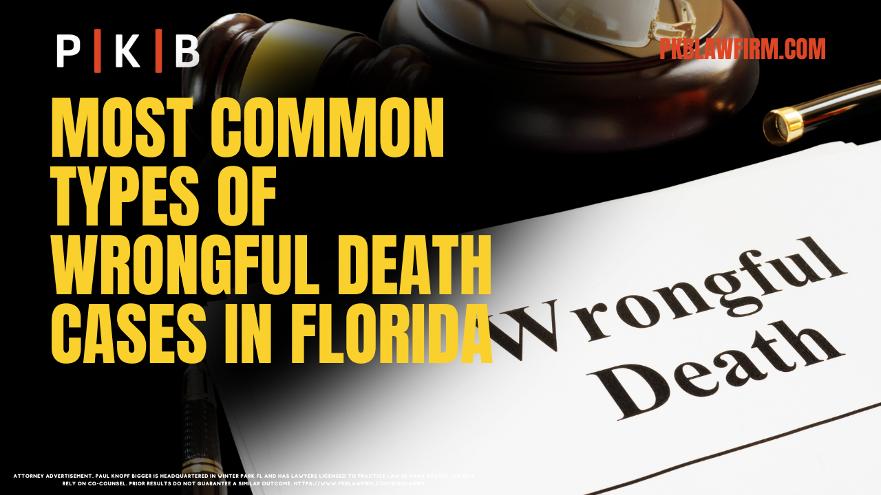 When families lose a loved one due to negligence, it can be incredibly painful. In Florida, wrongful death cases arise when someone’s death is caused by another’s carelessness or wrongful act. This guide outlines the most common wrongful death cases and  examples of what a potential wrongful death case may look like.