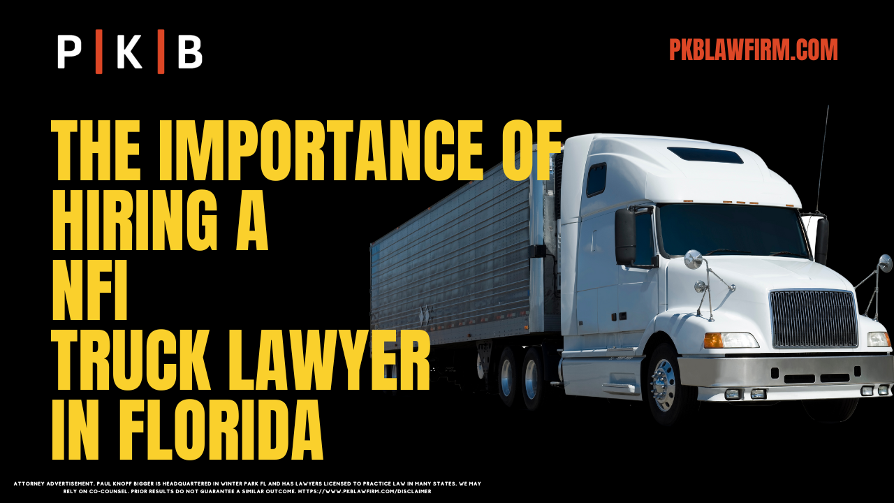 Experiencing an accident with an NFI truck in Florida can be life-changing, leaving victims with significant legal, emotional, and financial challenges. NFI and its insurance representatives act swiftly to protect their interests, making it vital for victims to secure the expertise of an experienced Florida NFI truck accident lawyer. The legal team at Paul | Knopf | Bigger specializes in commercial truck accident cases, tirelessly working to obtain maximum compensation for victims suffering from severe injuries, long-term disabilities, or the wrongful death of a loved one. Contact us today for a free consultation or call (800) 434-4327 for immediate assistance.