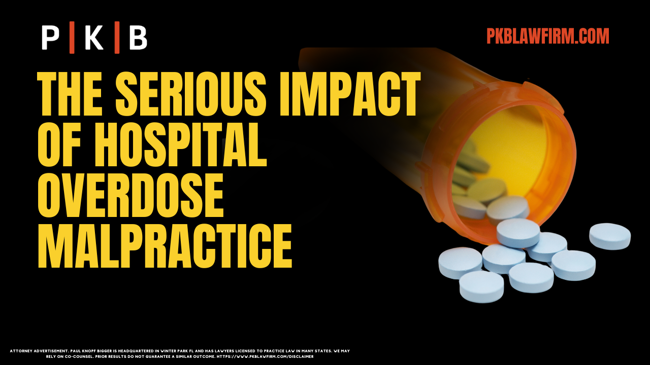 Medication overdoses are among the most serious forms of medical malpractice, often resulting in severe injury or even death. If you or a loved one has been harmed due to a hospital overdose in Orlando, the attorneys at Paul | Knopf | Bigger are here to help. With years of experience and millions in successful verdicts and settlements, our Orlando hospital overdose attorneys are prepared to fight for the justice and compensation you deserve.