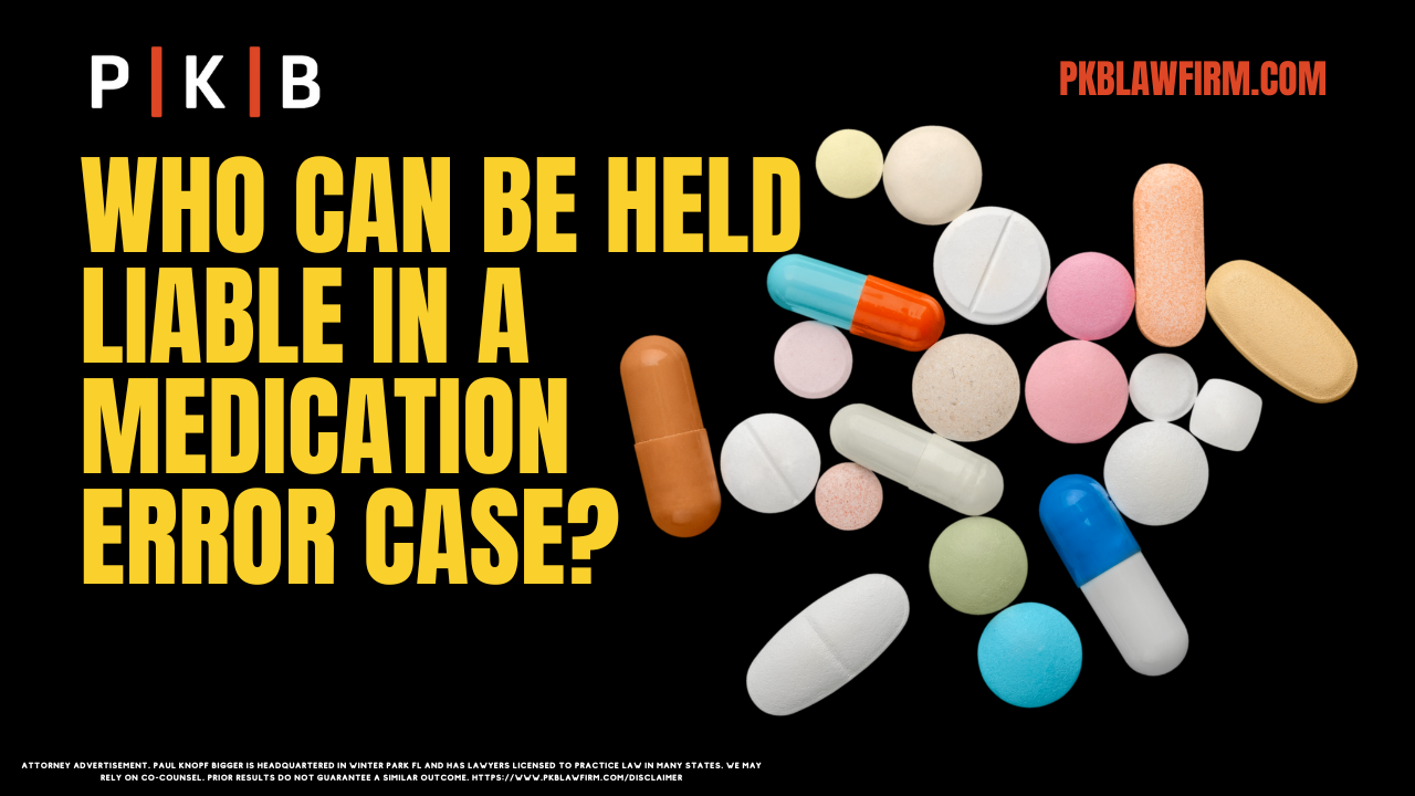 Medication errors can lead to life-threatening consequences, causing harm, financial loss, and emotional distress. If you or a loved one has been a victim of a medication mistake, an attorney with Paul | Knopf | Bigger is crucial for seeking justice and compensation. A Tampa medication error attorney at Paul | Knopf | Bigger can make all the difference in achieving a successful outcome in a medication error case.