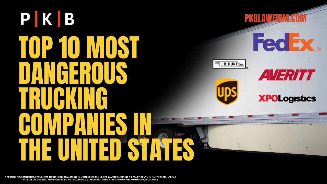 Commercial trucks are vital to the American economy, transporting over 70% of all goods across the country. However, these massive vehicles come with inherent dangers. When companies put profits ahead of safety, accidents involving large trucks become increasingly likely. Unfortunately, some of the most dangerous trucking companies in the U.S. include some of the biggest names in the industry.