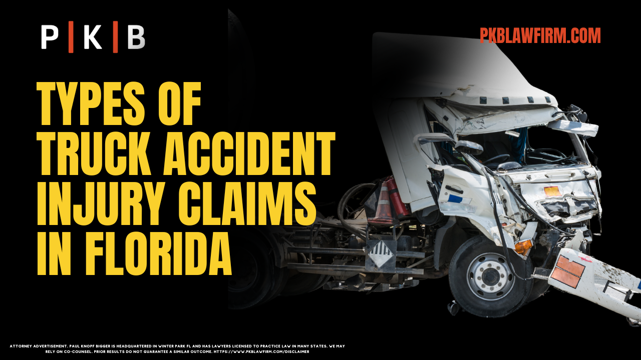 Truck accidents are some of the most devastating types of road incidents, often leading to catastrophic injuries and significant financial burdens. If you've been involved in a truck accident in Florida, understanding how to file an injury claim is crucial to securing the compensation you deserve. Acting quickly and knowing your rights can make all the difference. This guide walks you through everything you need to know about truck accident injury claims in Florida.