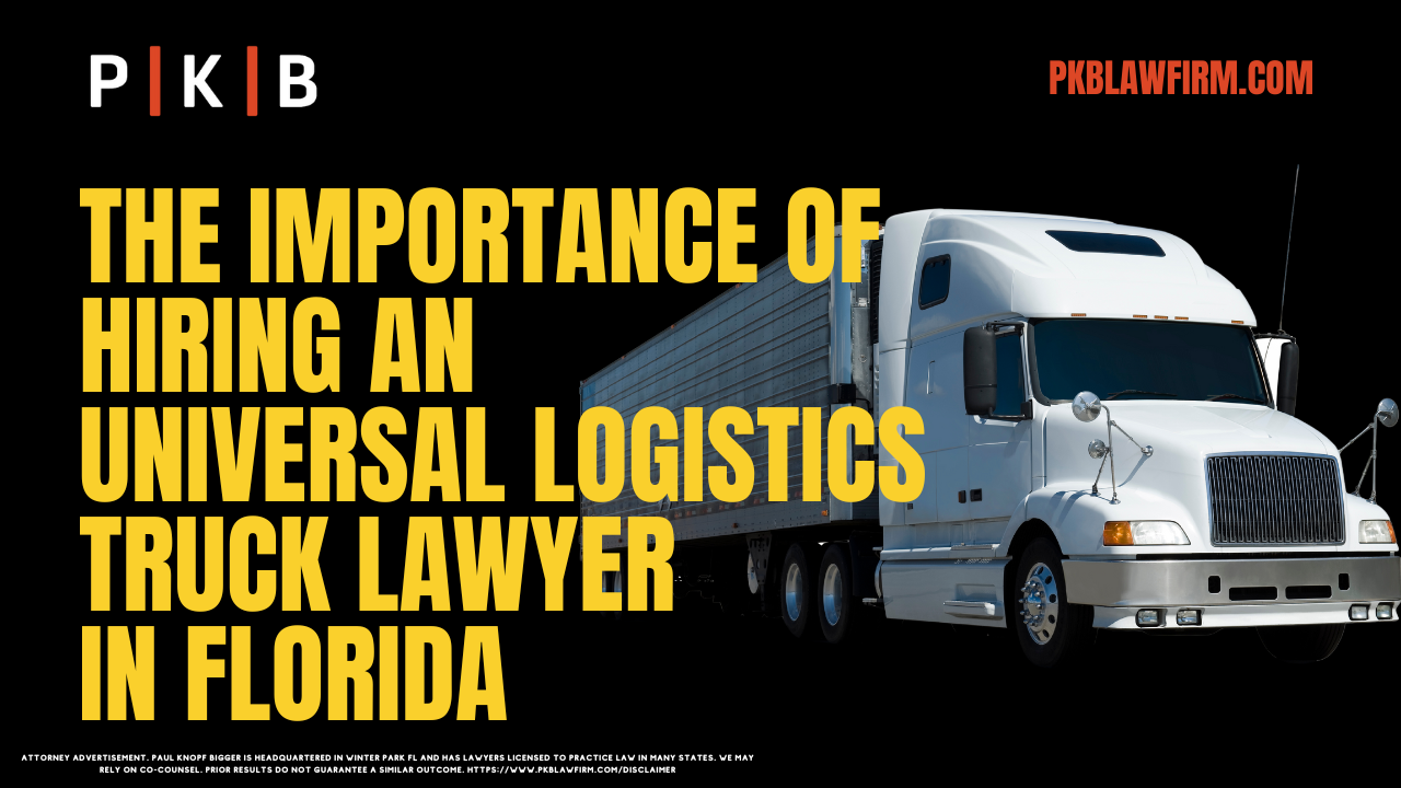 Being involved in a collision with a Universal Logistics Holdings truck in Florida can lead to life-altering consequences, from severe injuries to emotional trauma or even the loss of a loved one. These accidents often result in complex legal battles, as Universal Logistics Holdings and their insurance teams work swiftly to protect their interests. This is why hiring an experienced Florida Universal Logistics Holdings truck accident lawyer is crucial to safeguard your rights and secure fair compensation.