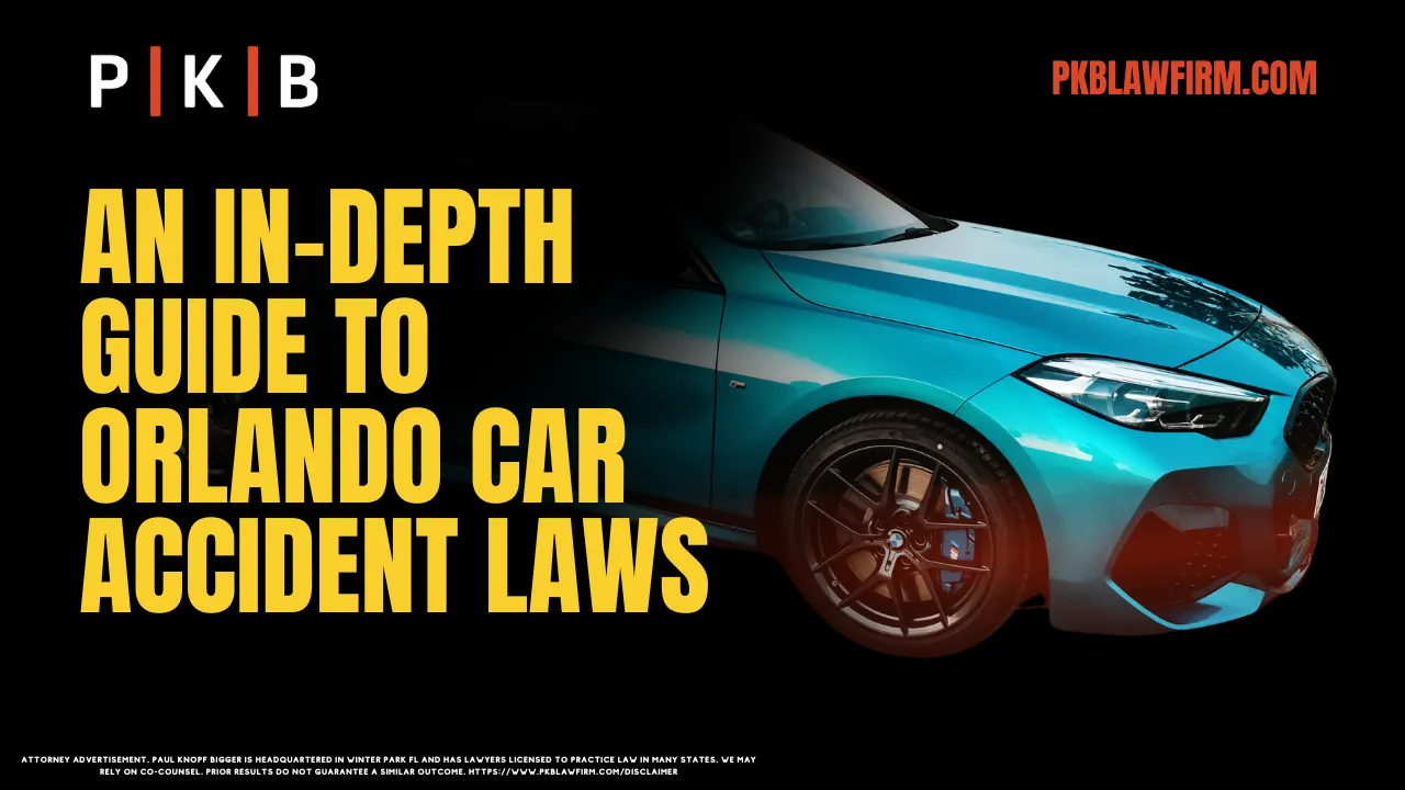 Understanding Orlando car accident law is essential for anyone who has experienced a car accident in the area. Florida’s legal landscape for car accidents is nuanced and often requires careful navigation to ensure fair compensation. At Paul | Knopf | Bigger, we are dedicated to providing you with the knowledge and legal support you need to protect your rights.