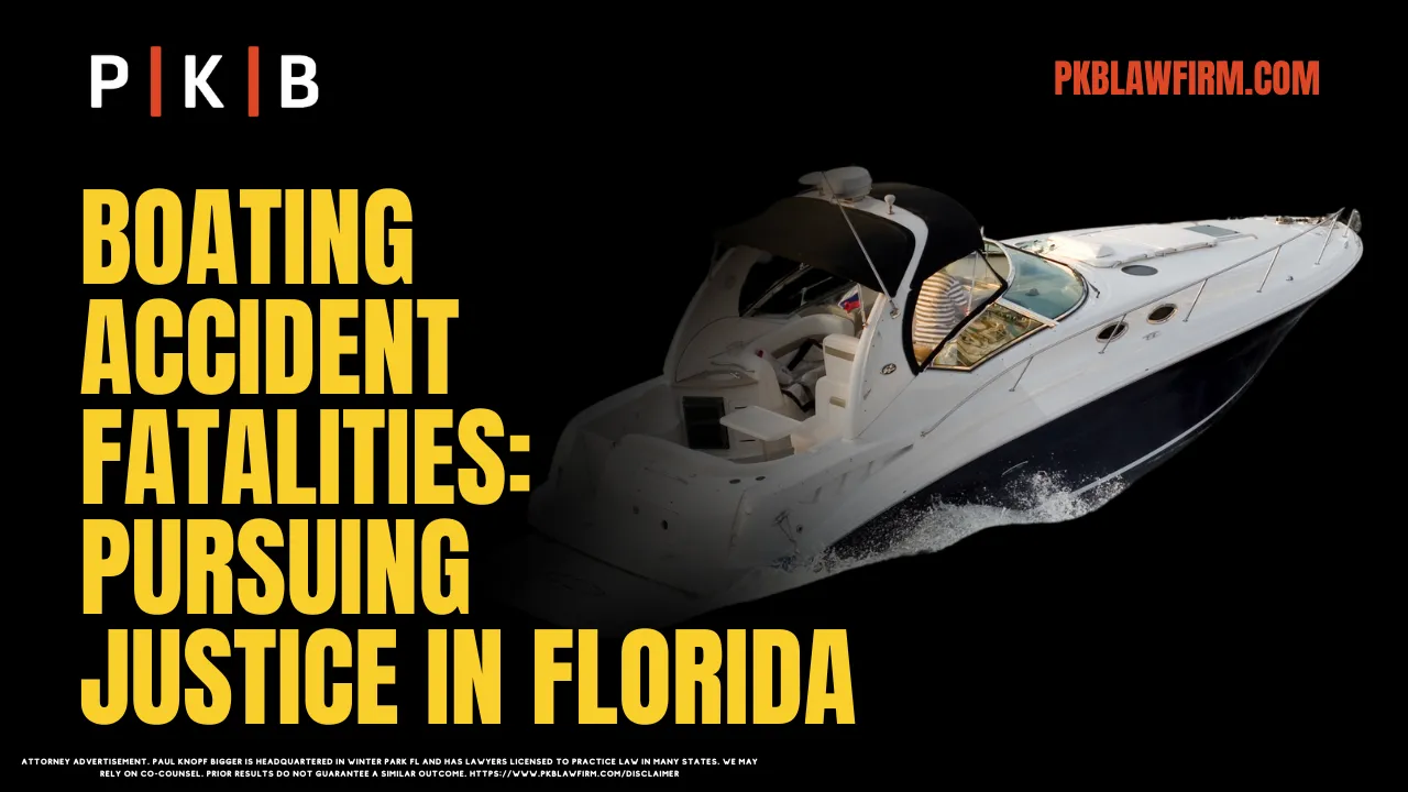 Boating is one of Florida’s most cherished pastimes, offering countless hours of enjoyment on the state’s beautiful waterways. However, the tragic reality is that boating accidents often lead to devastating consequences, including wrongful deaths. At Paul | Knopf | Bigger, we understand the profound pain and emotional toll that families endure after a boating accident wrongful death in Florida. Our mission is to provide compassionate legal support and pursue justice on behalf of the victims.