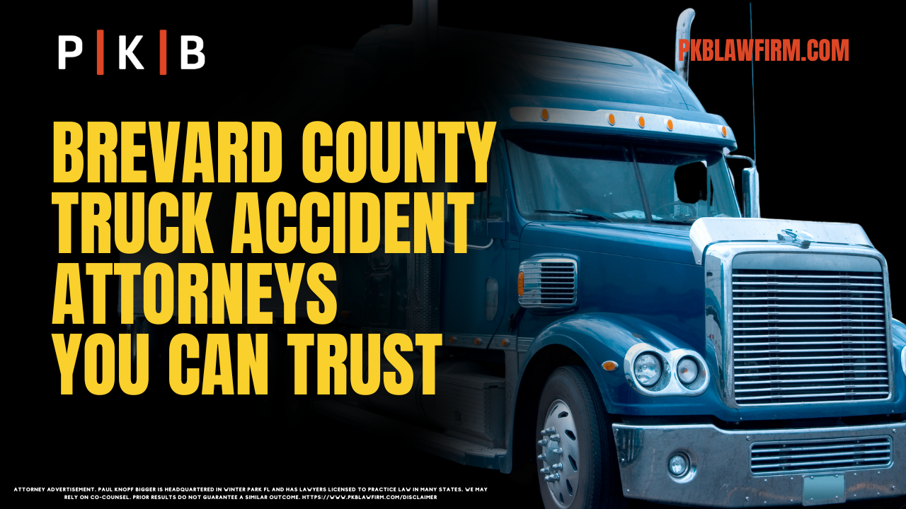 Were you involved in a collision with an 18-wheeler in Brevard County? If a negligent truck driver or trucking company caused your accident, you may be entitled to compensation for your injuries and financial losses. Unfortunately, trucking companies and their insurers often work aggressively to minimize or deny liability. That’s where our experienced Brevard County truck accident attorneys can make a crucial difference.