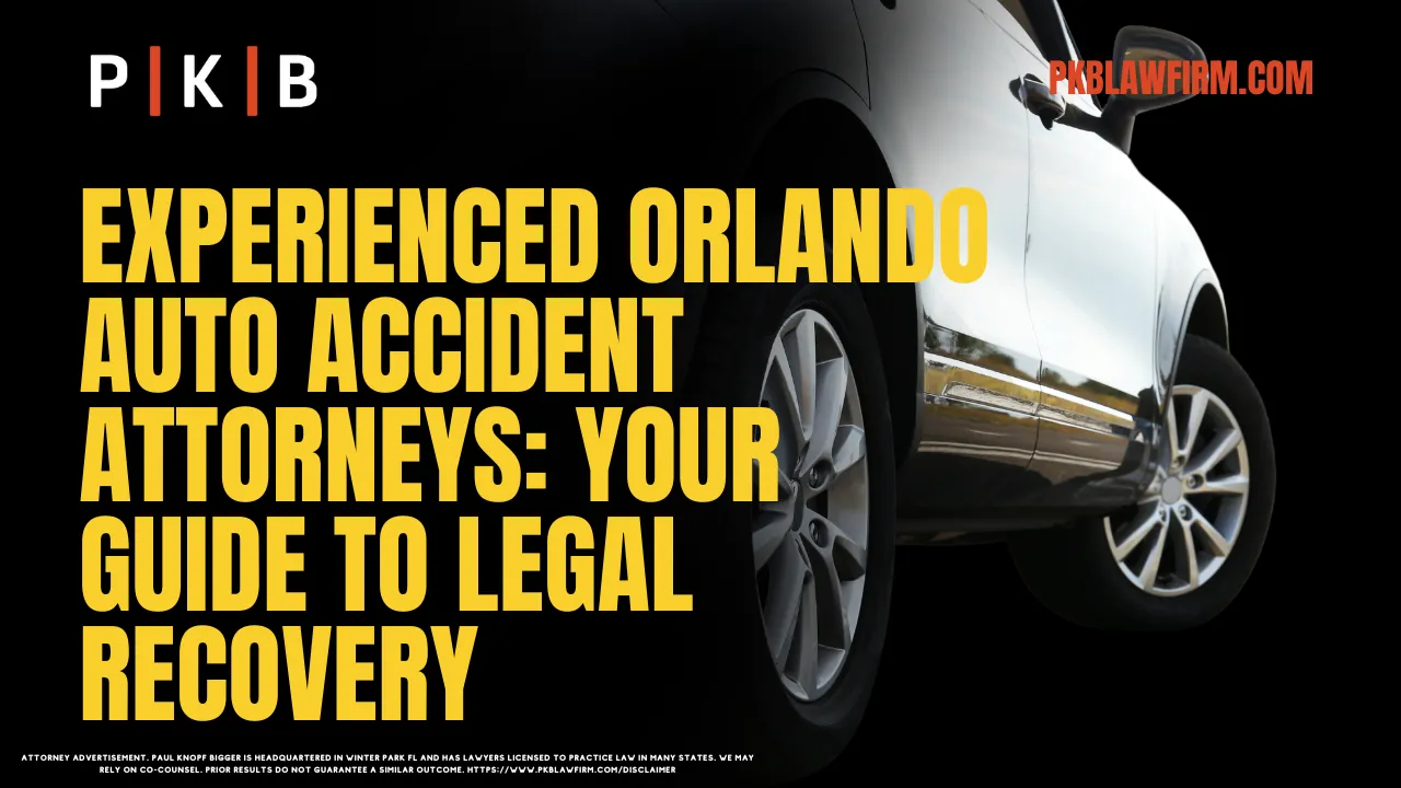 When you're involved in an auto accident, the aftermath can feel overwhelming. From medical bills to insurance claims, navigating the complexities of recovery requires professional guidance. At Paul | Knopf | Bigger, our mission is to provide compassionate, skilled representation as your trusted Orlando auto accident attorney. With decades of experience and a proven track record of success, we are here to ensure you receive the compensation you deserve. Contact us today for a free case evaluation at (800) 434-4327 or complete the evaluation form on our website.