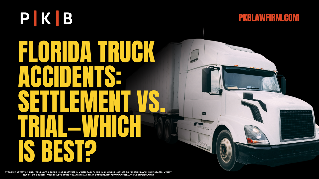 When you're involved in a truck accident, the road to justice can feel overwhelming. One of the most critical decisions you will face is choosing between a truck accident settlement and proceeding to trial. Understanding the pros and cons of each option is essential to ensuring the best possible outcome for your case. At Paul | Knopf | Bigger, we are dedicated to helping you make an informed choice. Contact us for a free case evaluation or call us at (800) 434-4327 to discuss your options with experienced legal professionals.