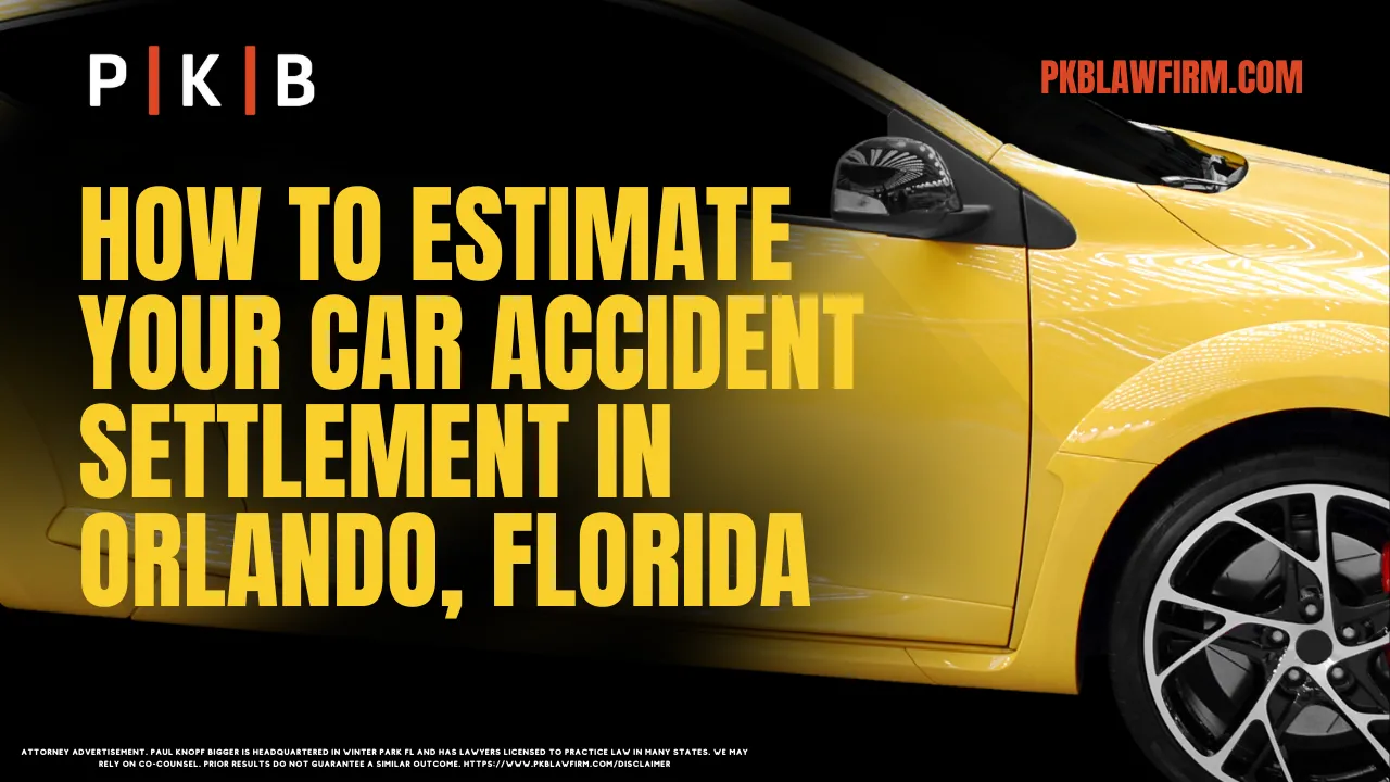 When you’ve been involved in a car accident in Orlando, Florida, understanding the potential value of your claim is crucial. A car accident settlement calculator can provide an estimate of the compensation you may be entitled to, but it’s important to understand the factors influencing your case. At Paul | Knopf | Bigger, we specialize in guiding accident victims through this process, ensuring they get the compensation they deserve.