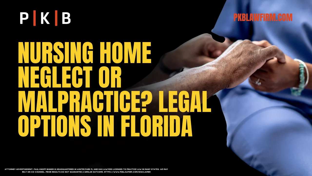 When placing a loved one in a nursing home, families trust that the facility will provide compassionate care and maintain the resident's dignity. Unfortunately, neglect and malpractice are common issues in some Florida nursing homes. If your loved one has suffered due to inadequate care, a nursing home neglect lawyer Florida can help you pursue justice and secure rightful compensation. At Paul | Knopf | Bigger, we specialize in holding negligent facilities accountable for their actions.