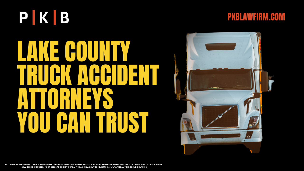 Were you involved in a collision with an 18-wheeler in Lake County? If a truck driver or trucking company caused your accident, you could be entitled to compensation for your injuries and financial losses. Unfortunately, trucking companies and their insurers often work aggressively to reduce or deny liability. That’s where the experienced Lake County truck accident attorneys at our firm can make a significant difference.