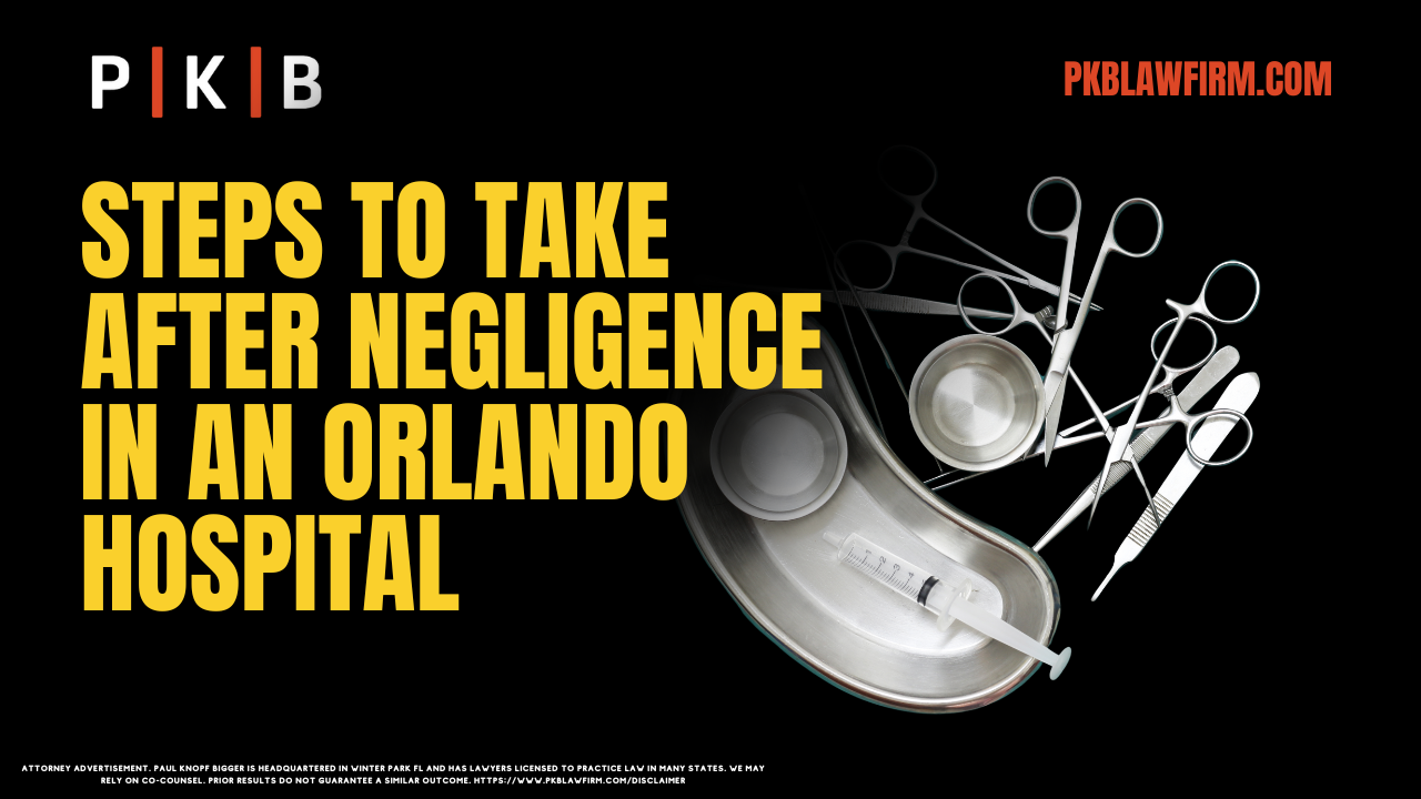 Medical errors can lead to devastating consequences—physically, emotionally, and financially. If you or a loved one has suffered due to medical negligence in Orlando, it’s crucial to seek justice. With the expertise of an experienced Orlando hospital negligence attorney from Paul | Knopf | Bigger, you can hold negligent parties accountable and secure the compensation you deserve. If you have immediate questions, contact us at (800) 434-4327