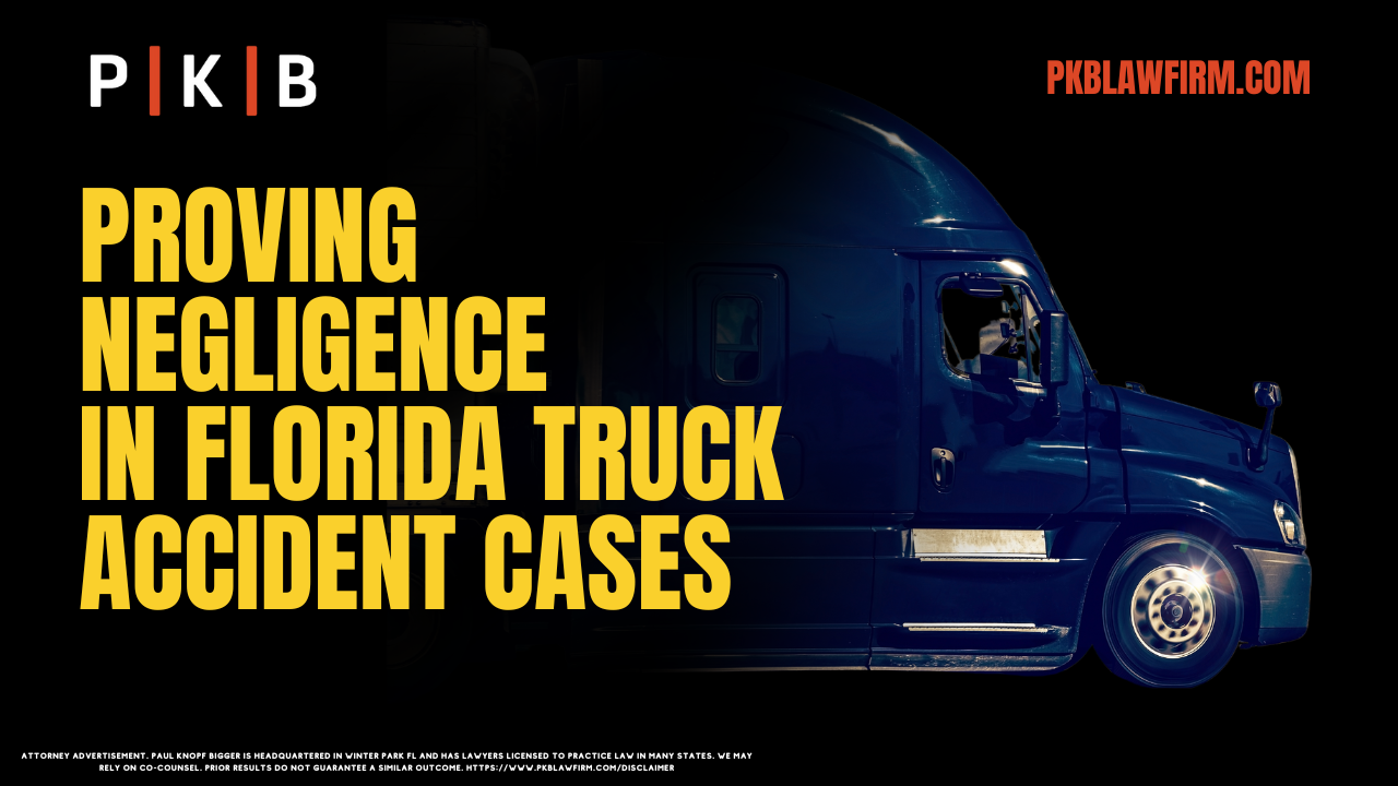 Truck accidents can lead to devastating consequences for victims and their families. When these accidents occur due to someone else's negligence, it's essential to understand the legal process for holding the responsible parties accountable. At Paul | Knopf | Bigger, we specialize in personal injury law, particularly in cases involving catastrophic truck accidents. Below, we explain the critical components of proving negligence in truck accidents and how victims can secure the compensation they deserve.