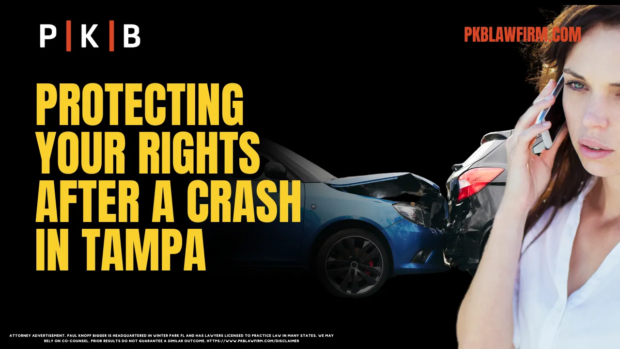 When facing the aftermath of a car accident, choosing the right Tampa car accident lawyer is one of the most crucial decisions you can make. At Paul | Knopf | Bigger, we are dedicated to safeguarding your legal rights, securing the compensation you deserve, and guiding you through the legal process. With years of experience and a proven track record of success, we stand ready to advocate for accident victims throughout Tampa and the surrounding areas.