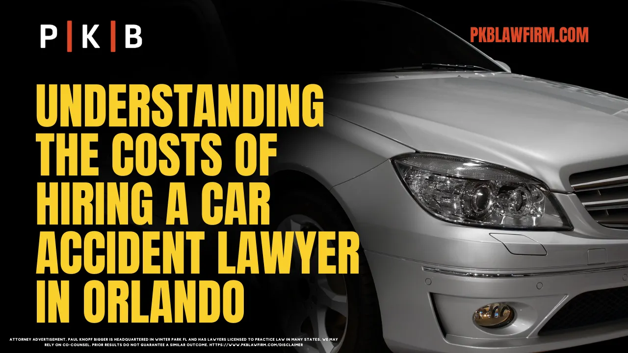 When faced with the aftermath of a car accident, one of the first questions that might come to mind is: How much does a car accident lawyer cost? For individuals in Orlando seeking legal representation, understanding the financial aspects of hiring a car accident lawyer is crucial. At Paul | Knopf | Bigger, we are committed to transparency, ensuring you receive the best legal assistance without hidden surprises. This comprehensive guide will help you understand what to expect.