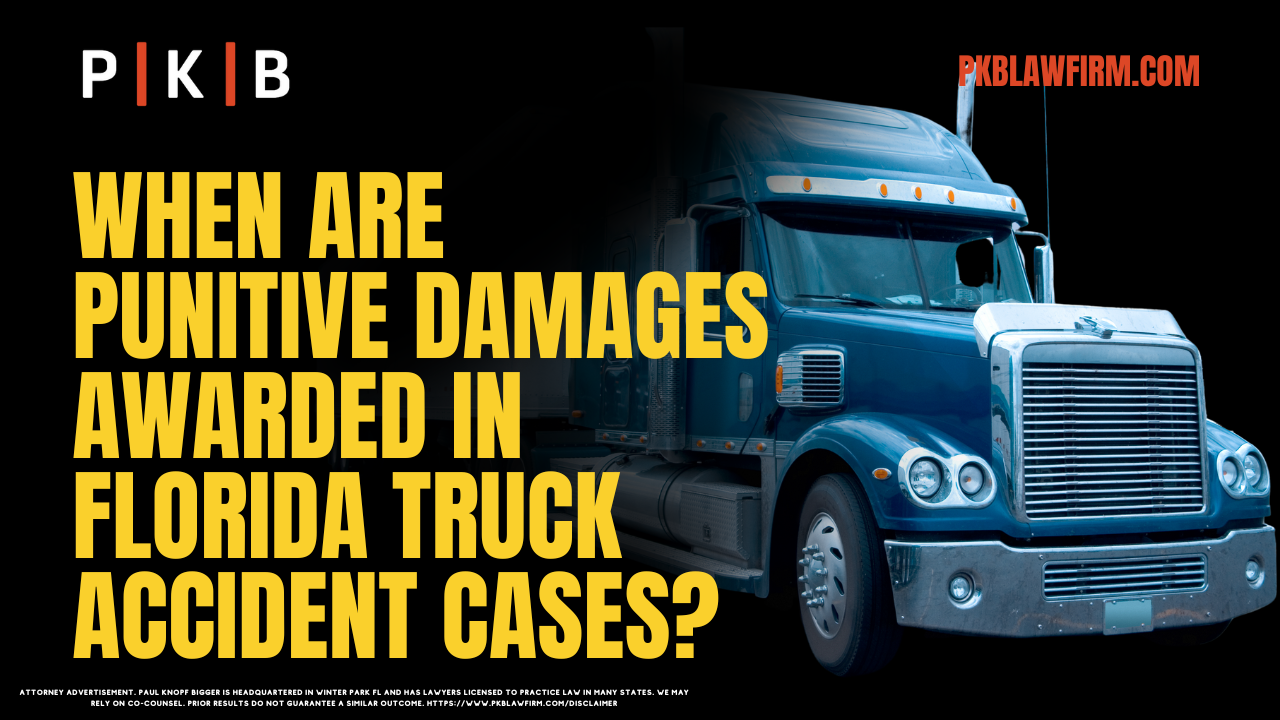 When dealing with truck accident cases, understanding how settlements work can be overwhelming. Among the many factors considered in these cases, one critical element often discussed is punitive damages in truck accidents. At Paul | Knopf | Bigger, we specialize in helping accident victims navigate the legal complexities to secure the compensation they deserve.