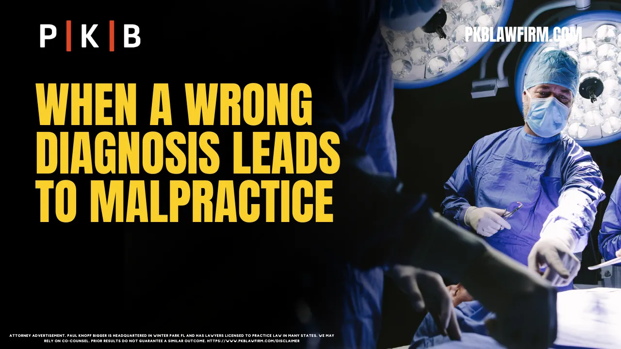 In Florida, receiving a wrong diagnosis can lead to catastrophic outcomes for patients and their families. At Paul | Knopf | Bigger, we specialize in handling wrong diagnosis malpractice Florida cases, fighting for justice and compensation for those affected. If you or a loved one has suffered due to a misdiagnosis, our experienced legal team is here to help.